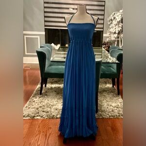 Extratropical Blue Maxi Dress